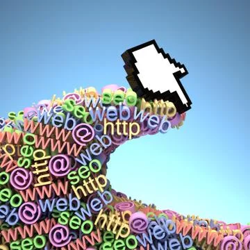 Web Browsing Stock Illustration