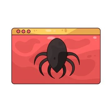 Web bug illustration Stock Illustration