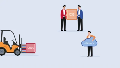 Web builder coding - Programmer Video stock 231092420