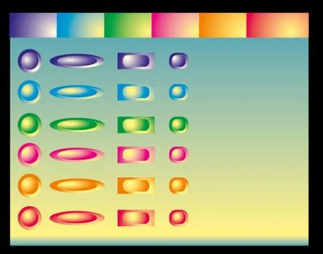 Web button line vector art Stock Illustration