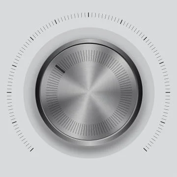 Web button metal Stock Illustration