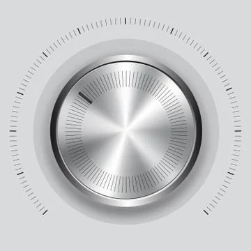 Web button metal Stock Illustration