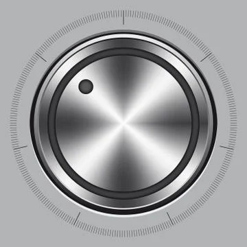 Web button metal Stock Illustration