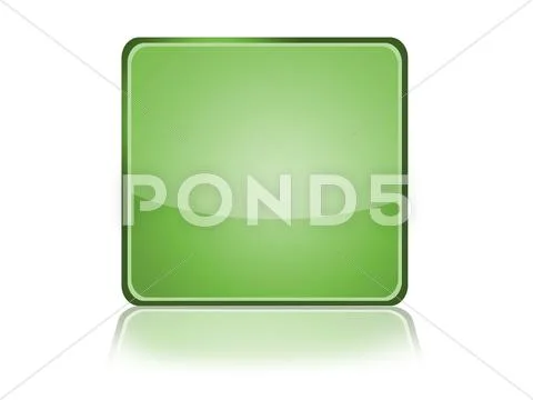 Web Button with reflection Stock Illustration