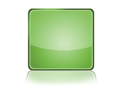 Web Button with reflection Stock-Illustration