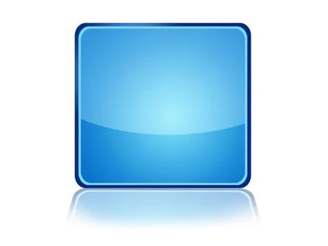 Web Button with reflection Stock-Illustration