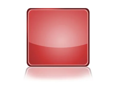 Web Button with reflection Stock-Illustration