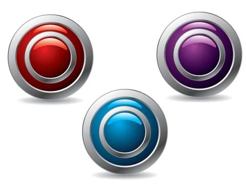 Web button set  Stock Illustration