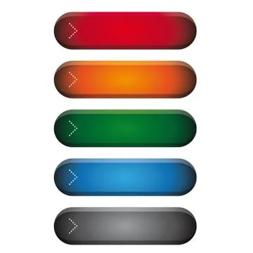 Web button set vector 스톡 일러스트