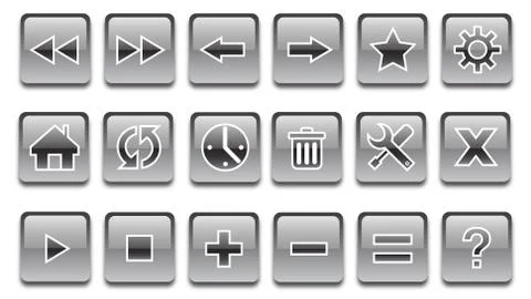 Web Button Vector Illustration Stock Illustration