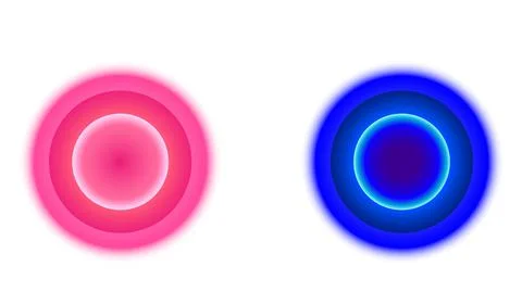 Web buttons icon set Illustrazione stock