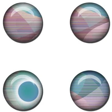 Web buttons Stock-Illustration