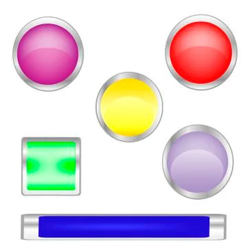 Web buttons Stock Illustration