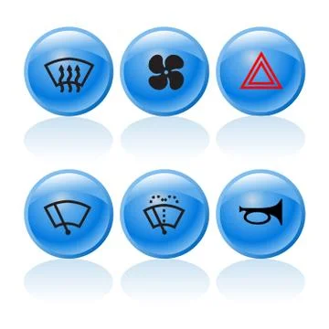 Web buttons  Illustrazione stock