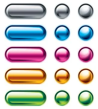 Web buttons Stock Illustration