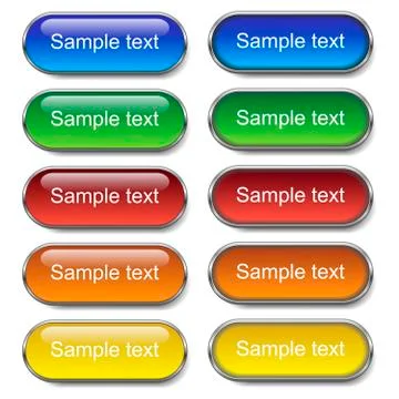 Web buttons. Stock Illustration