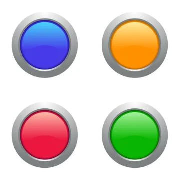 Web buttons Illustration