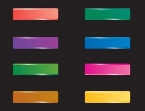 Web buttons Stock Illustration