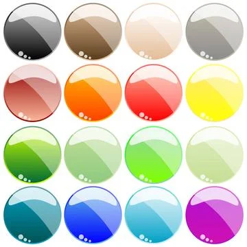 Web buttons isolated on white web buttons isolated on white background, ab... Stock Photos