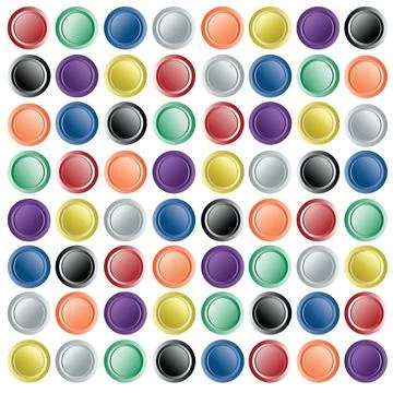 Web buttons on paper web buttons on paper, vector art illustration; more w... Stock Photos