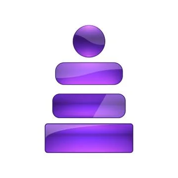 Web buttons set Stock Illustration