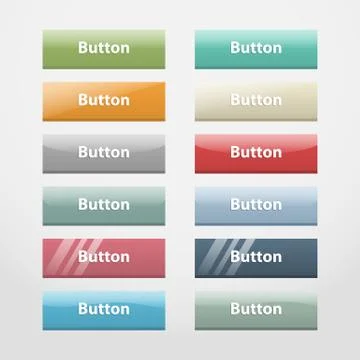 Web buttons.Part I Stock Illustration
