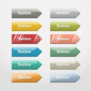 Web buttons.Part III Stock Illustration