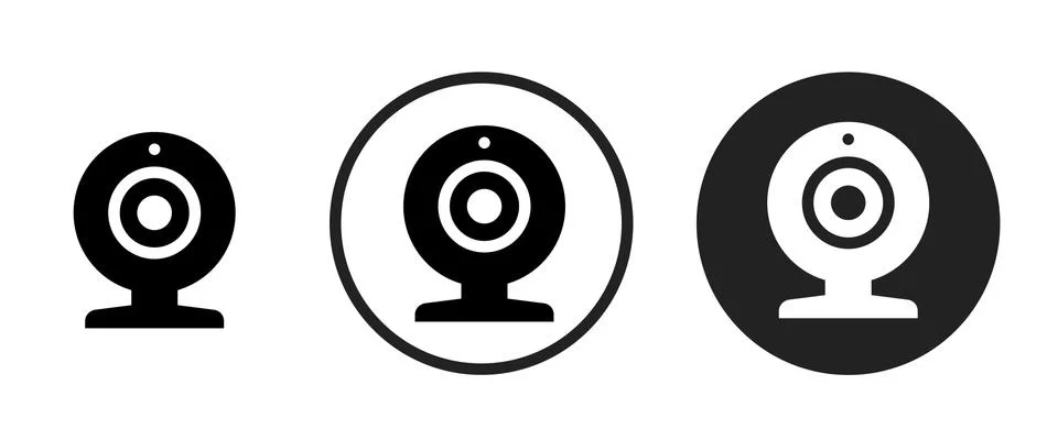 Web cam icon . web icon set .vector illustration Stock Illustration
