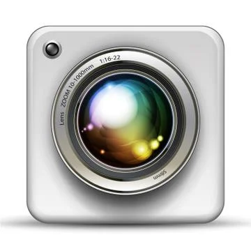 Web cam Illustrazione stock