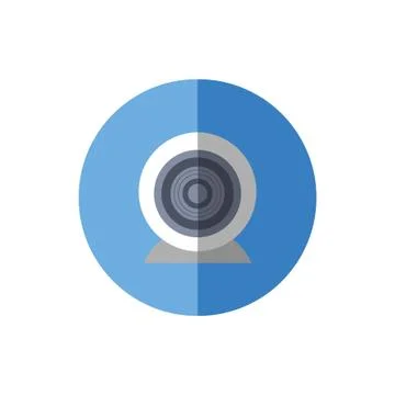 Web camera hardware isolated icon Stock Illustration