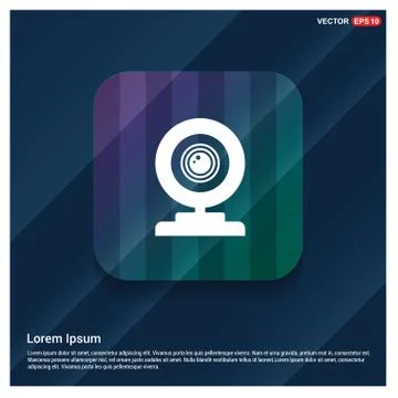 Web Camera Icon Stockillustratie