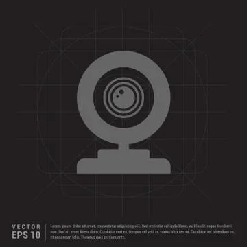Web Camera Icon 스톡 일러스트