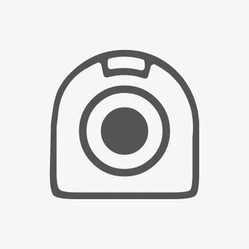 Web camera icon stock vector illustration flat design Stock Illustration