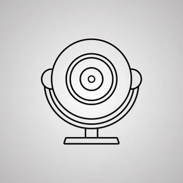 Web camera icon vector illustration Stock Illustration