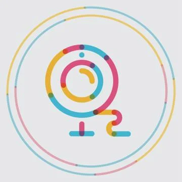 Web Camera 스톡 일러스트