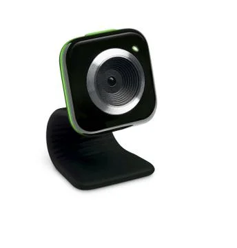 Web camera isolated of white background Stock Photos