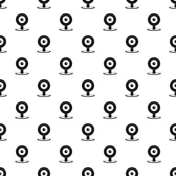 Web camera pattern seamless vector Stockillustratie