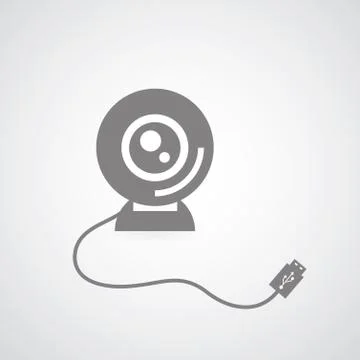 Web camera symbol Stock Illustration