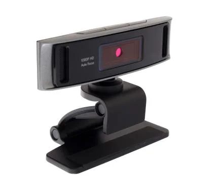 Web camera, usb webcam isolated on white background Stock-Fotos