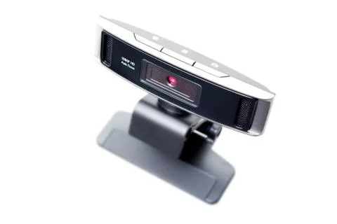 Web camera, webcam isolated on white background Stock Photos