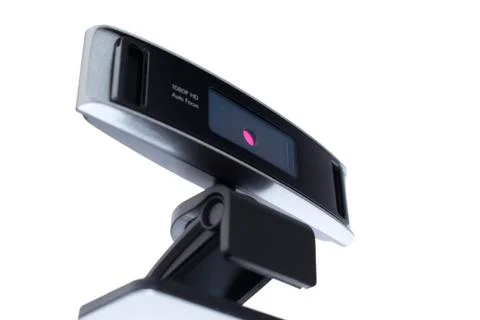 Web camera, webcam isolated on white background Stock Photos