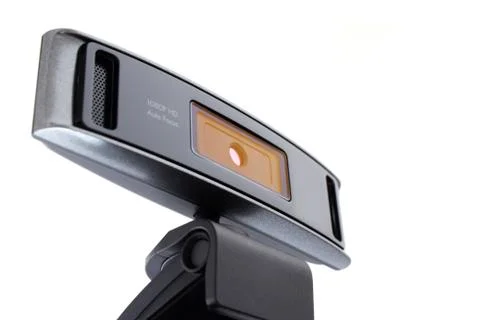 Web camera, webcam isolated on white background Stock Photos