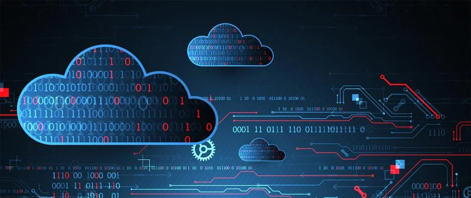 Web cloud technology, business abstract background. 스톡 일러스트