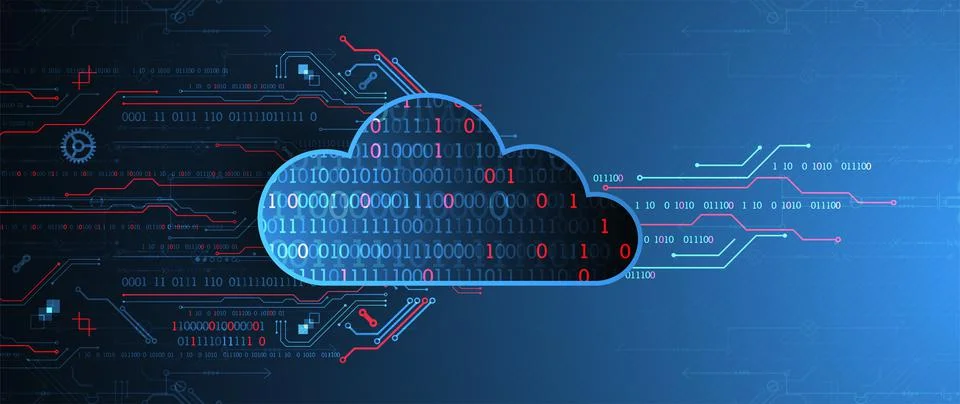 Web cloud technology, business abstract background. 스톡 일러스트