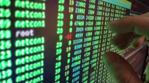 Web code developer monitoring program code for software development. Stock Footage 234279244