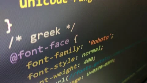 Web code developer software program. code program technology background. Stock Footage 231388057