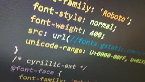 Web code developer software program. code program technology background. Stock Footage 231397900