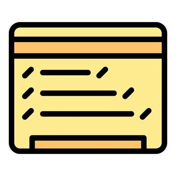 Web code icon vector flat Illustrazione stock