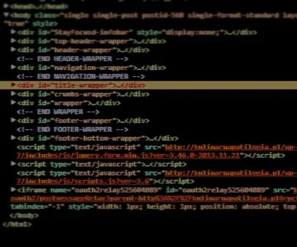 Web code Stock Illustration