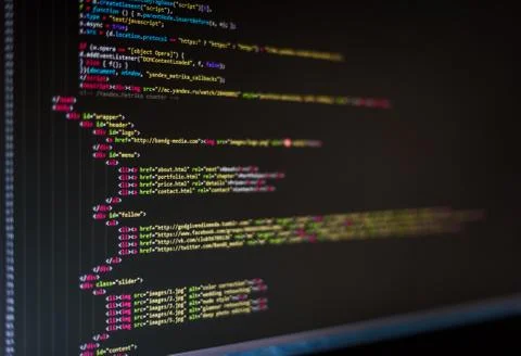 Web code Stock Photos